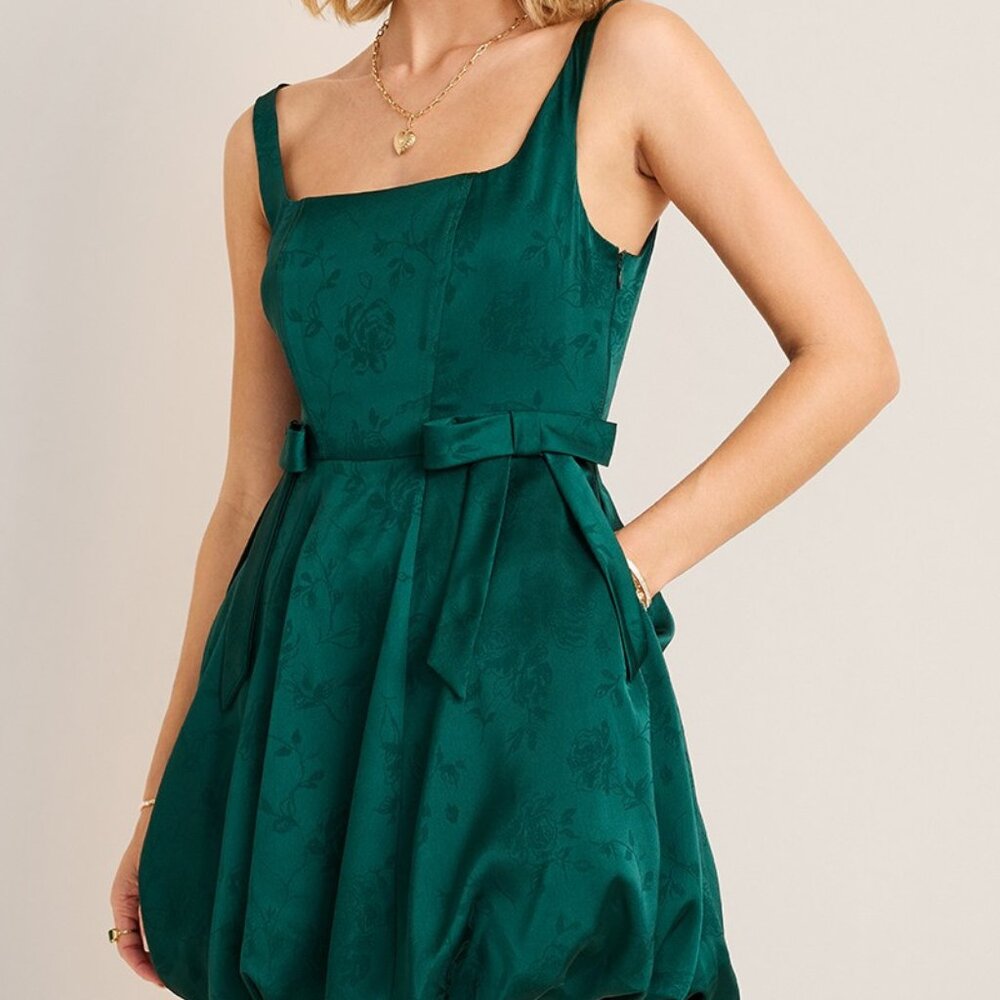 Francesca's Bubble Hem Mini Dress